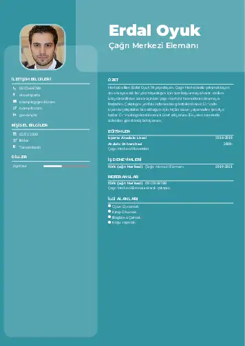 Çağrı Merkezi cv indir